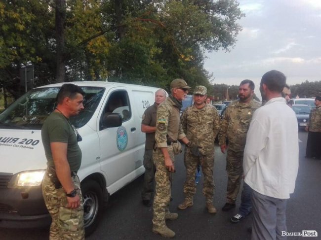 На Волині зустріли тіло загиблого Героя. ФОТО