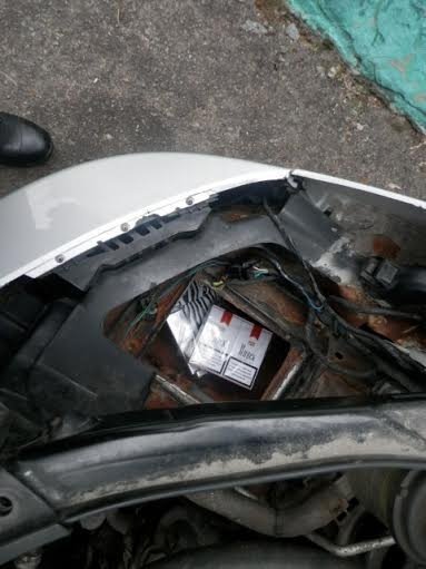 На Волині чоловік намагався незаконно перевезти 4 тисячі пачок цигарок. ФОТО