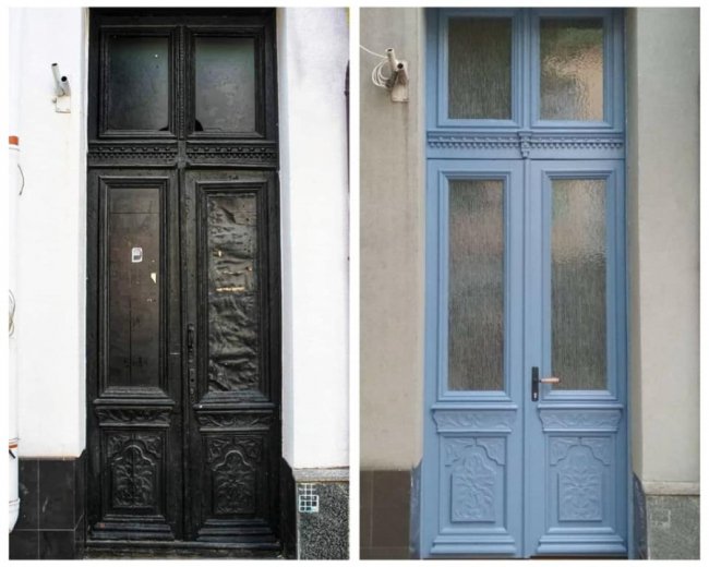 У Луцьку встановили старовинні столітні відреставровані двері. ФОТО