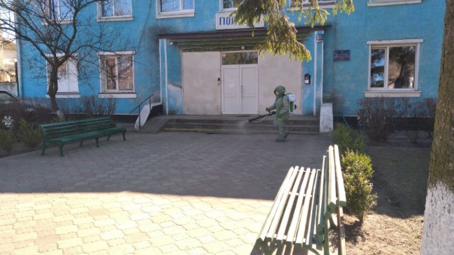На Волині за період карантину уже понад 600 об’єктів обробили дезінфікуючими засобами 