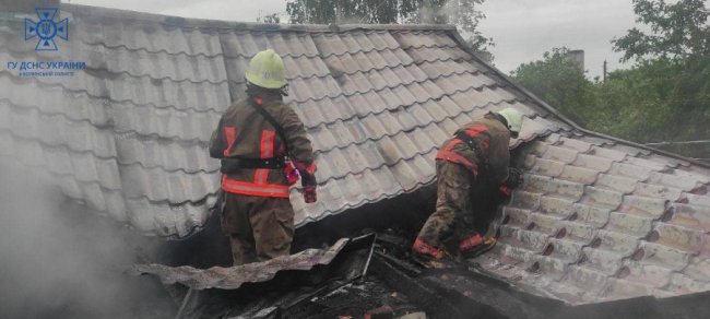 У Луцькому районі горів житловий будинок