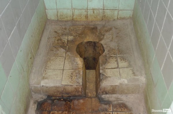 У Луцькому парку санітарна проблема: єдиний туалет нагадує кімнату жахів. ФОТО