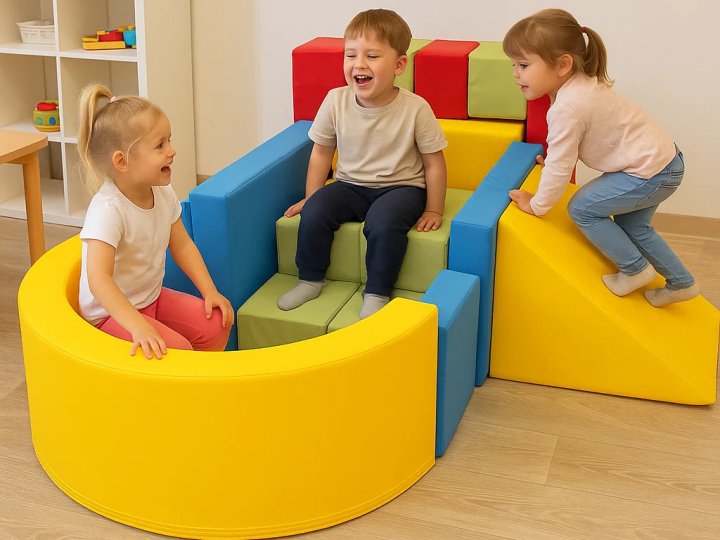 М’які модулі як рушій розвитку дитячої моторики та впевненості в русі