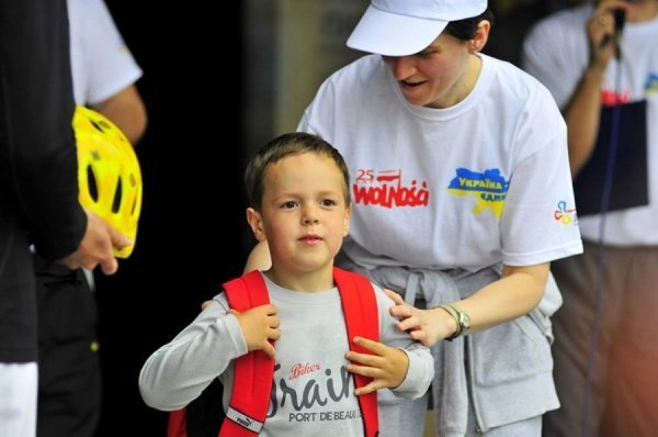 Наймолодший учасник легкоатлетичного пробігу 