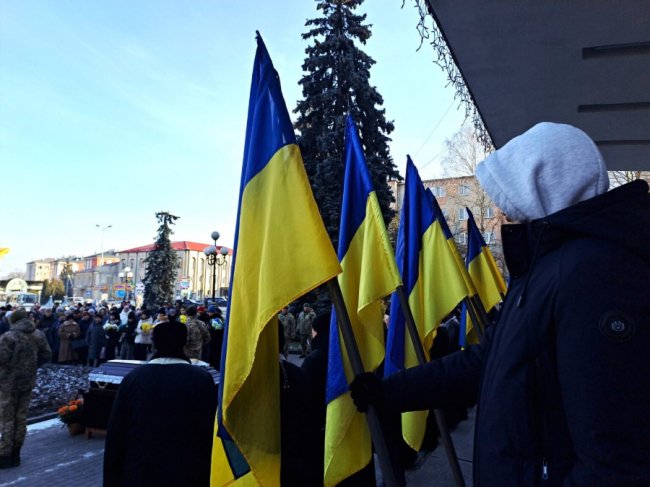 Волиняни провели в останню путь десантника Віталія Гараня