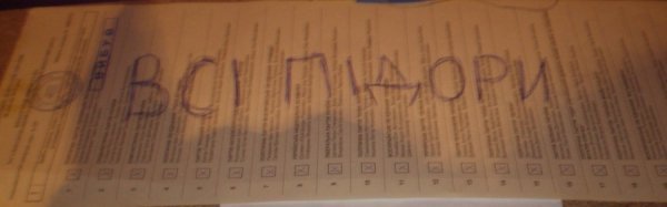 Вибори і глум: смішні написи на бюлетенях, фотожаби і демотиватори