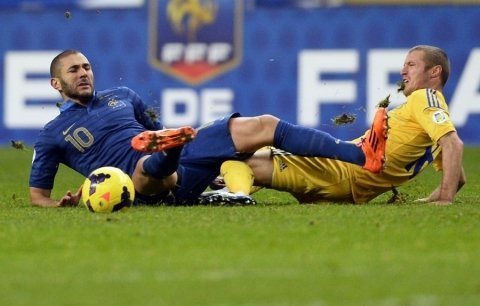 Фото матчу Франція - Україна