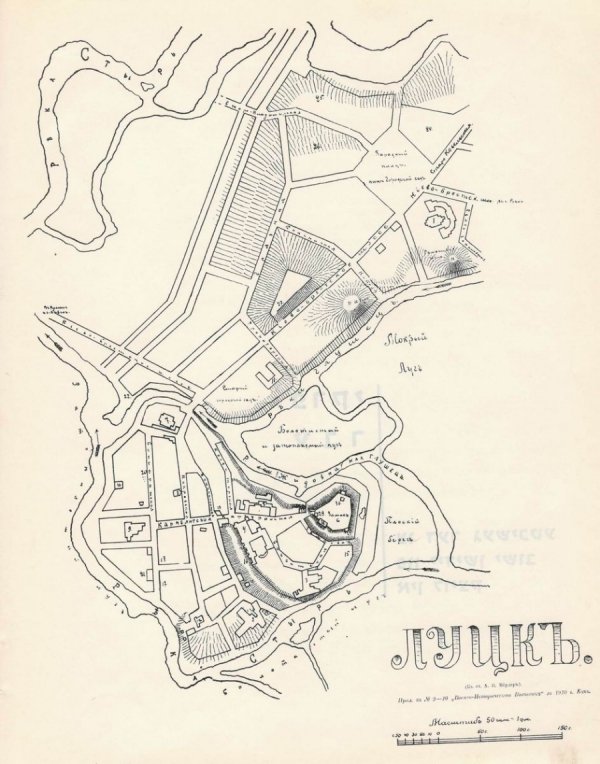 Карта 1910 року