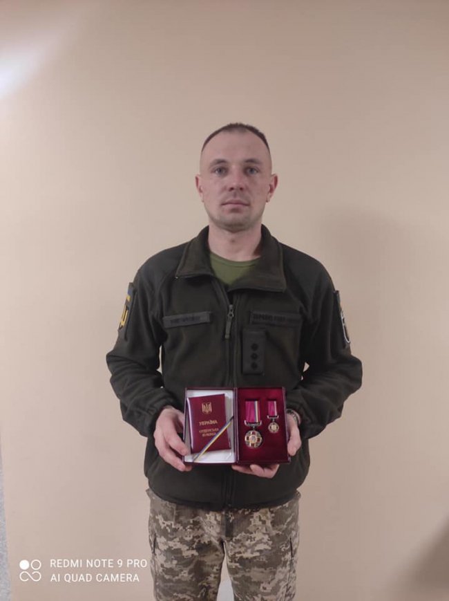 Військового з Волині нагородили орденом «За заслуги»