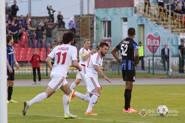 Як «Волинь» втретє поспіль вдома програла. ФОТО