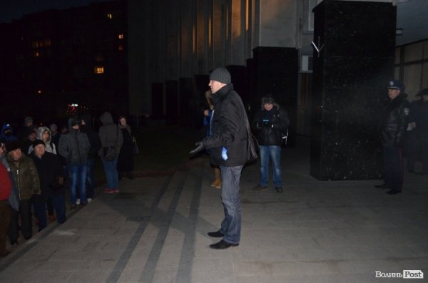 Ігор Гузь закликає людей провести акцію мирно