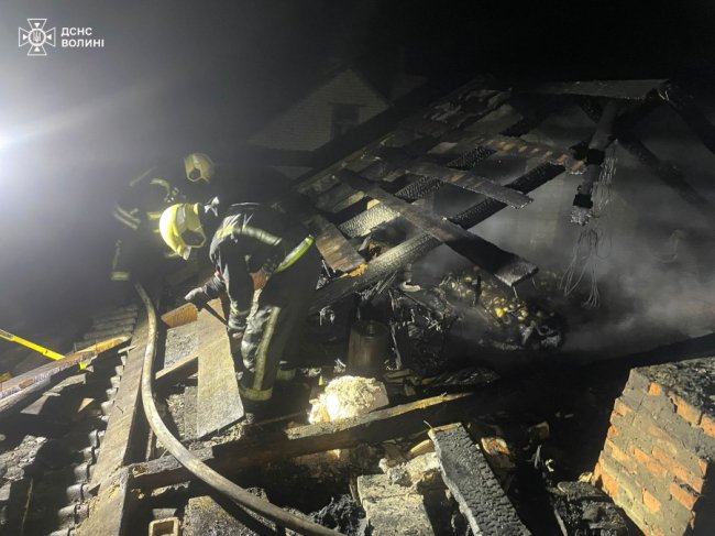 На Волині у пожежі загинув 50-річний чоловік