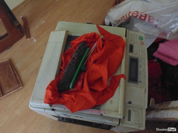 «Апокаліпсис» в офісі волинських комуністів. ФОТО