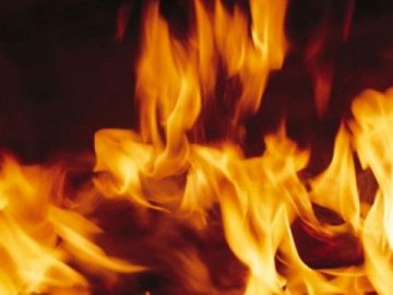 У Володимирі під час руху загорівся бус