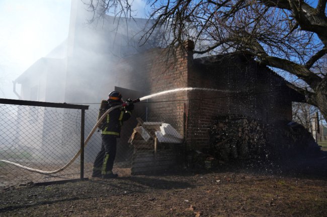 На Волині горів житловий будинок