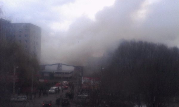 У Луцьку згорів нічний клуб. ФОТО