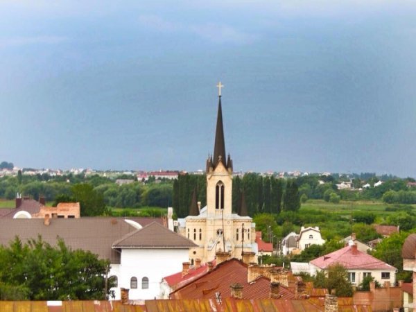 Який вигляд має Луцьк із купола костелу Петра і Павла. ФОТО