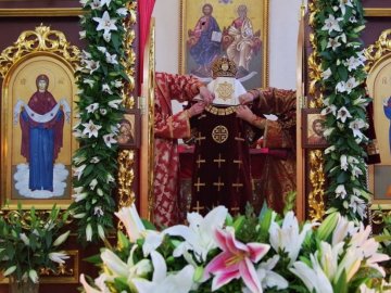 Владика Михаїл служив у жіночому монастирі Луцька