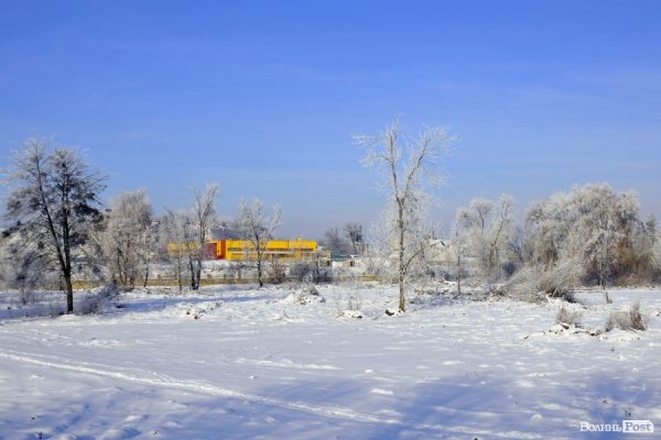 Фото зимового Луцька 