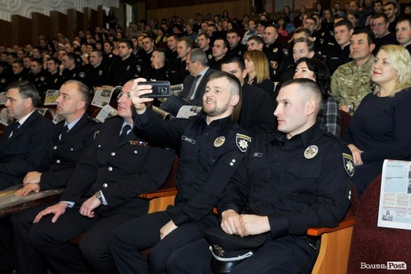 Фото з першого «дня народження» патрульної поліції Луцька