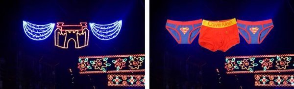 Навіщо в центрі міста труси? – у Луцьку кпинять з нової ілюмінації