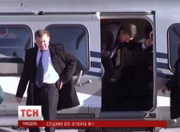 Втеча Януковича в фото