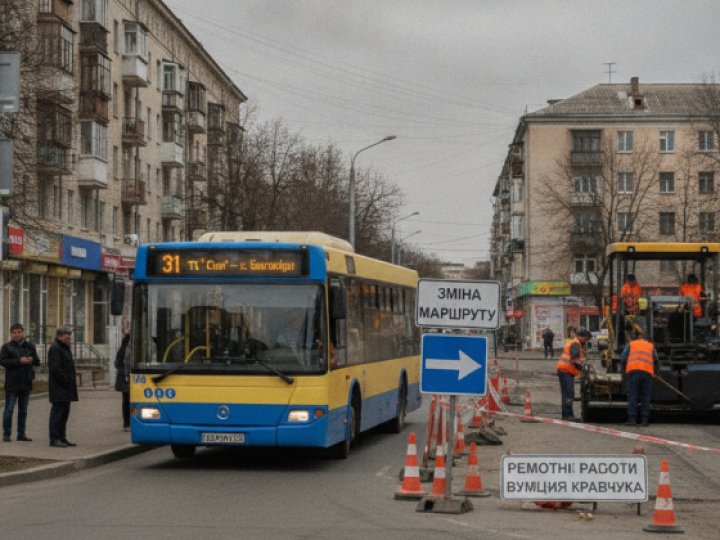 У Луцьку з 5 жовтня змінюють схему руху автобуса №31: які причини