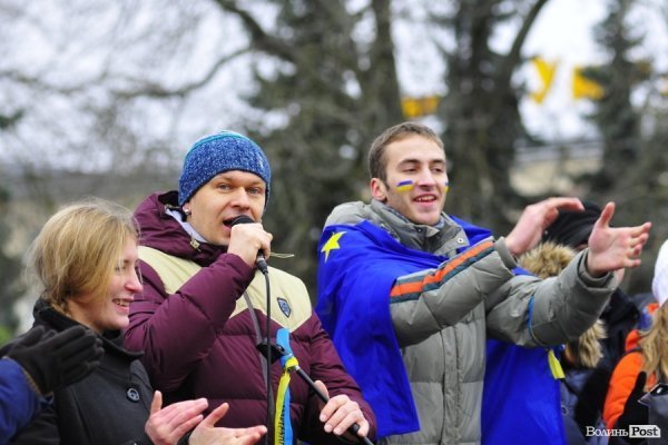 Студентський Євромітинг у Луцьку. ФОТО