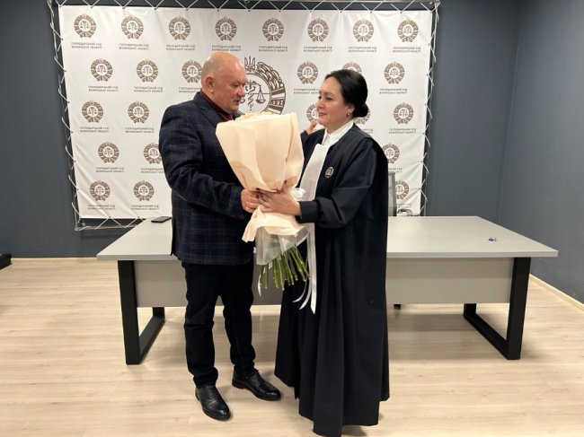 Понад 26 років життя присвятила роботі: у Луцьку урочисто провели у відставку голову Господарського суду 
