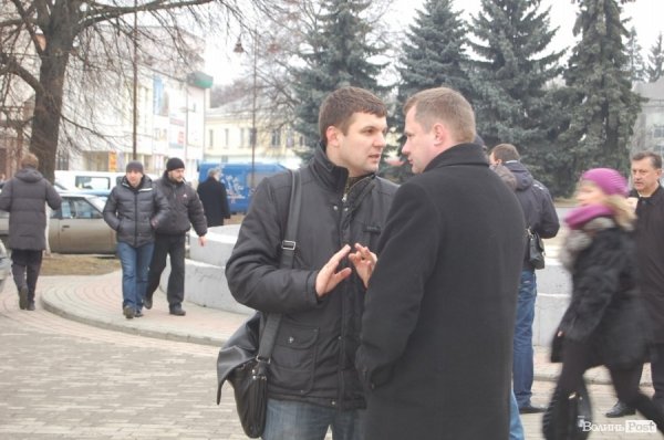 Як луцький Майдан ішов у  наступ на Волинську ОДА. ФОТО