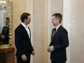 Федеральний канцлер Австрії Себастіан Курц прийняв Валентина Наливайченка*