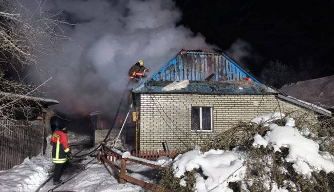 На Волині під час пожежі будинку загинув 59-річний чоловік