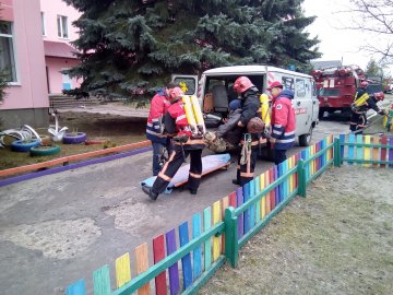 У Шацьку «горів» дитсадок. ФОТО