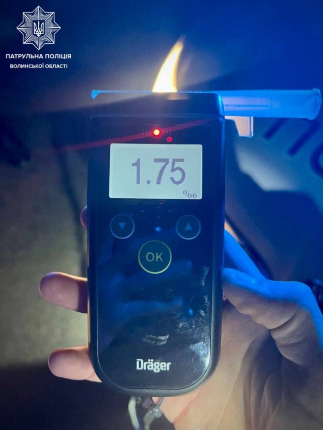 У Луцьку зловили трьох п'яних водіїв