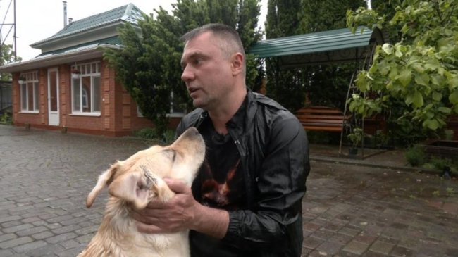 Терапія із собаками: ветеран з Волині розповів про роботу кінолога