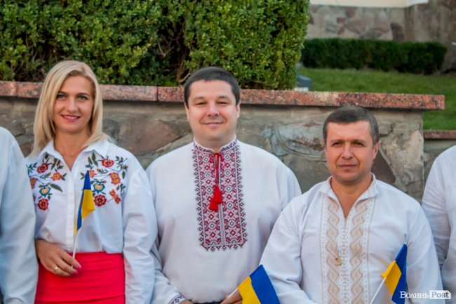 Депутат Тетяна Янчук, заступник мера Костянтин Петрочук та депутат Борис Смаль