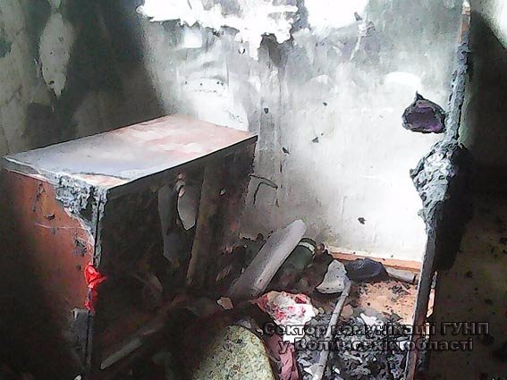 У Маневицькому районі син, аби помститися, підпалив майно батька. ФОТО