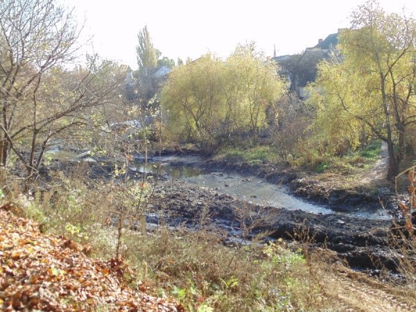 Лучанин «дякує» чиновникам за «красу» біля Сапалаївки. ФОТО