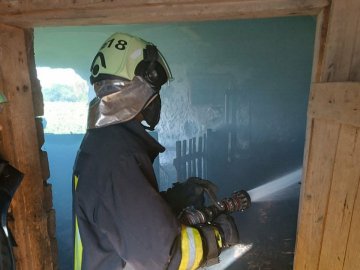 На Волині горів деревообробний цех