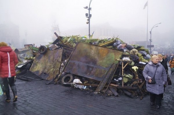 Ранковий Майдан в Києві. ФОТО