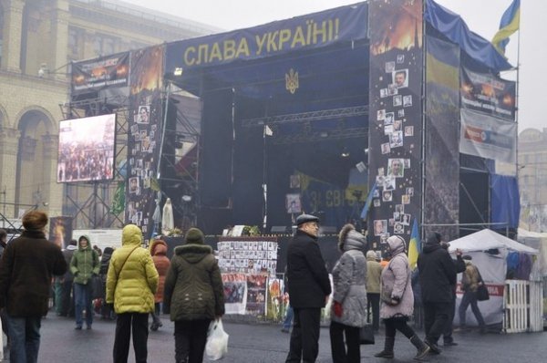 Ранковий Майдан в Києві. ФОТО