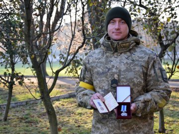 Прикордонник Волинського загону отримав державну нагороду