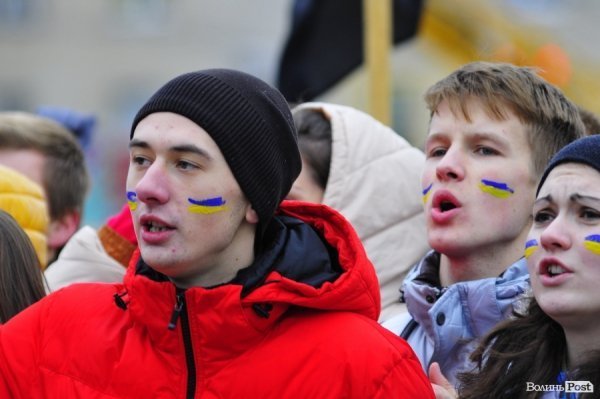 Студентський Євромітинг у Луцьку. ФОТО