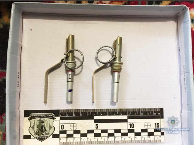 У волинянина вилучили три гранати. ФОТО