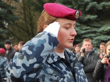 У Луцьку відбулася посвята в майбутні міліціонери. ФОТО