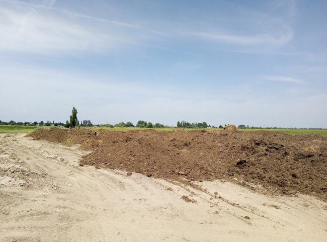 На Волині біля річки, де купаються люди, викинули величезну купу курячого посліду