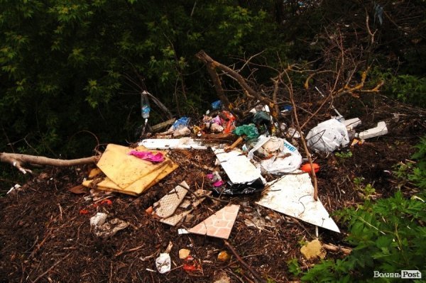 У Луцьку величезне сміттєзвалище «не помічають» більше 10 років