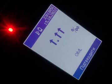 У Луцьку затримали п'янючого водія: алкоголь у 25 разів перевищував норму