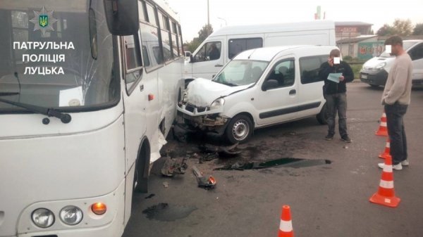 За минулу добу в Луцьку трапилось сім ДТП. ФОТО