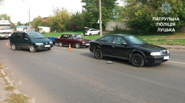 За минулу добу в Луцьку трапилось сім ДТП. ФОТО